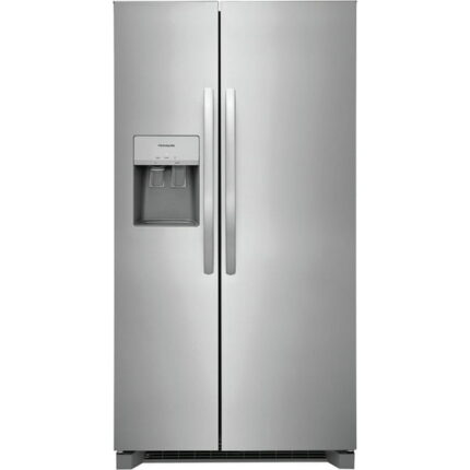 36" Side-by-side refrigerator offers our EvenTemp Cooling System