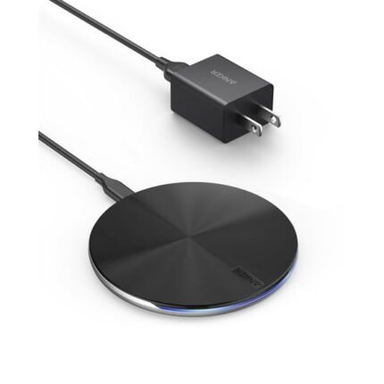 Anker PowerWave Pad Lite + Wireless Charging Pad with Power Adapter, 5W - Black