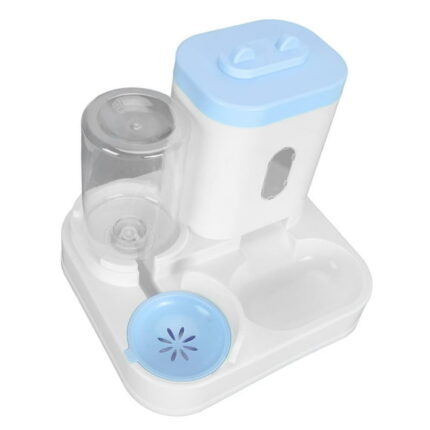 Automatic Water Dispenser for Cats,Pet Food Water Dispenser 2 in 1 Large Capacity Detachable