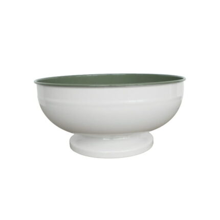 Better Homes & Gardens 2-Tone Steel Footed Bowl - Green