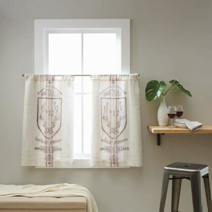 Better Homes & Gardens Curtain Tier, Herbs De Provence Rose - Set of (2)