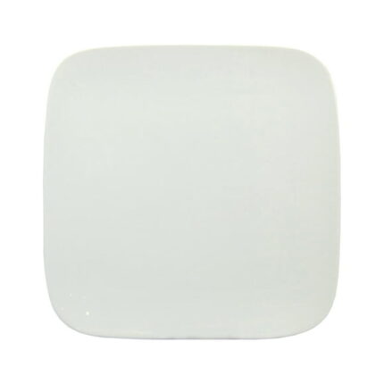 Better Homes & Gardens Soft Square Porcelain Salad Plates, White, Set of 12