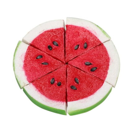 Binzhouyixin Artificial PVC Watermelon Slices (6 Pcs)
