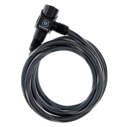 Brinks Covered Steel 3/8in x 6ft Keyed Bicycle Cable Lock