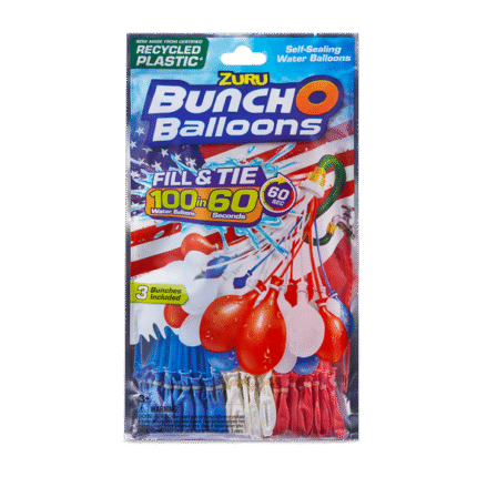 Bunch O Balloons 100 Rapid-Filling Self-Sealing Water Balloons (3 Pack) by ZURU