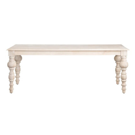 Harvest Farmhouse Dining Table - White Wash