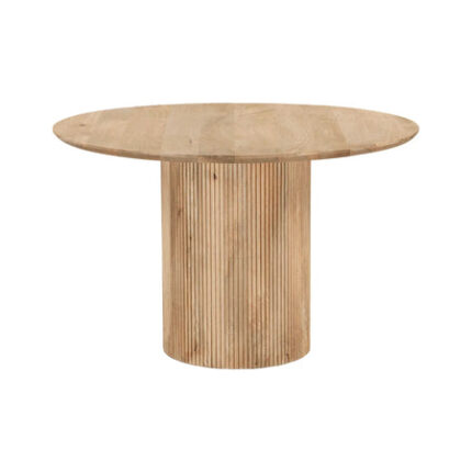 Cylinder 47" Round Dining Table – Natural