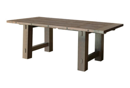 Calandra Collection Solid Wood Trestle Dining Table