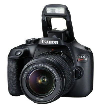 Canon EOS Rebel T100 DSLR Camera w/EF-S 18-55mm F/3.5-5.6 DC Lens - (International Version)