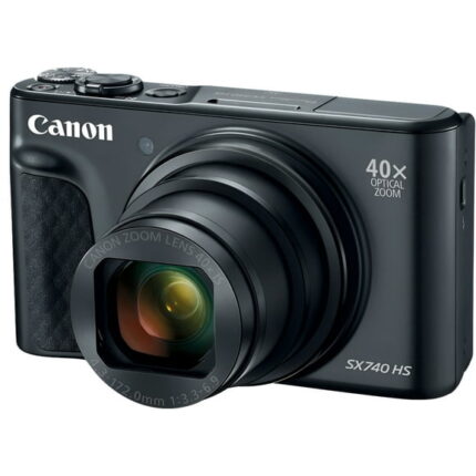 Canon PowerShot SX740 HS 20.3MP Digital Camera, 40x Zoom, 64GB SD Card, 4K Video & Accessories - Black (International Version)