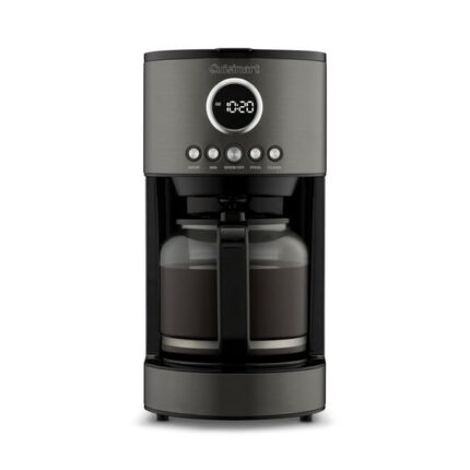 Cuisinart 12-Cup Programmable Coffeemaker, Stainless Steel Black