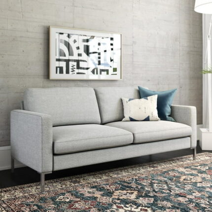 DHP Lexington Sofa, Gray Linen
