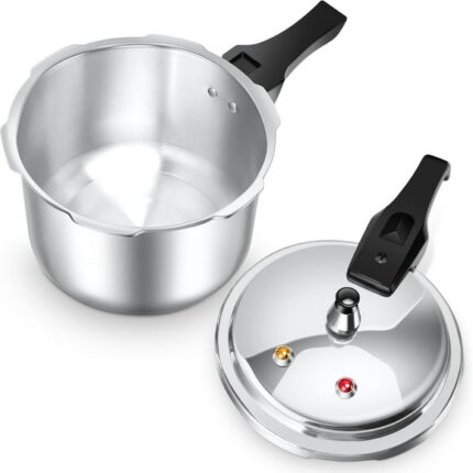 Domqga 3 L Aluminum Stovetop Pressure Cooker