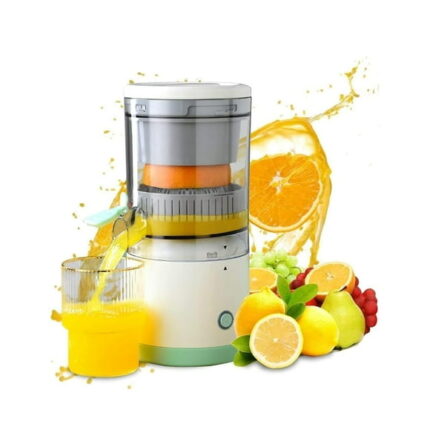 Electric Juicer Rechargeable - Portable Citrus Juicer Machine with USB Charging & Cleaning Brush for Orange, Lemon, Grapefruit