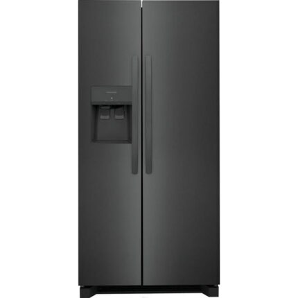 Frigidaire 22.3 Cu. Ft. Standard Depth Side by Side Refrigerator, Black Stainless Steel