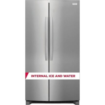 Frigidaire Gallery GRSN2620AF 26 Cu. Ft. 36" Standard-Depth Side-by-Side Refrigerator, Stainless Steel