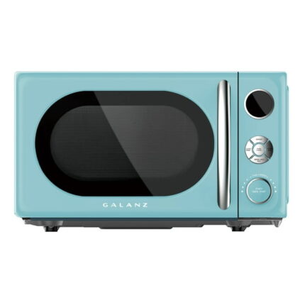 Galanz 0.7 cu. ft. Retro Countertop Microwave Oven, 700 Watts, Blue