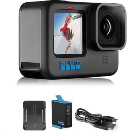 GoPro HERO10 23 MP Action Camera with Front LCD & Touch Rear Screens, 5.3K60 Ultra HD Video
