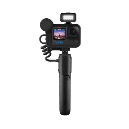 GoPro HERO12 Black Creator Edition Bundle with Volta Battery Grip, Media Mod, Light Mod, Enduro Battery & Carrying Case