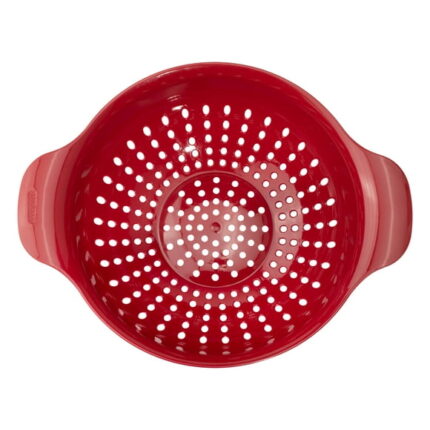 GoodCook PROfreshionals 6-Quart Plastic Strainer Colander, Red