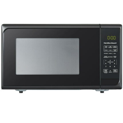 Hamilton Beach 0.9 Cu. ft. Matte Black Microwave Oven