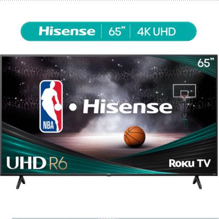 Hisense 65" Class 4K UHD LCD Roku Smart TV HDR R6 Series 65R6E4