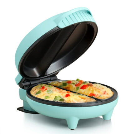 Holstein Housewares 2-Section Omelet Maker , Mint Stainless Steel