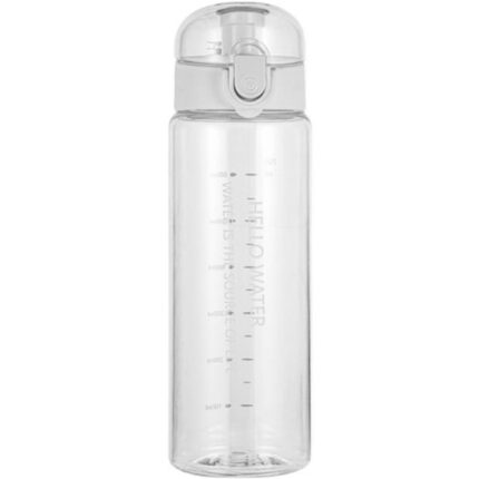 ICERUN Clear Water Bottle,Sealed and Leak Proof Plastic Water Bottles,Easy to Carry Gym Water Bottle