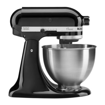 KitchenAid? Classic? Series 4.5 Quart Tilt-Head Stand Mixer, Onyx Black, K45SS