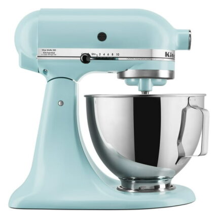 KitchenAid? Deluxe 4.5 Quart Tilt-Head Stand Mixer, Mineral Water Blue, KSM97