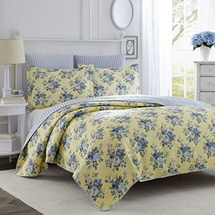 Laura Ashley Linley Reversible Quilt Set