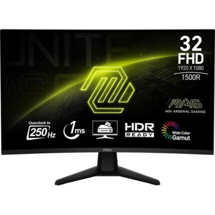 MSI 32" 250Hz (OC) VA FHD Gaming Monitor 81% Adobe RGB / 78% DCI-P3 /101% sRGB MAG 32C6X
