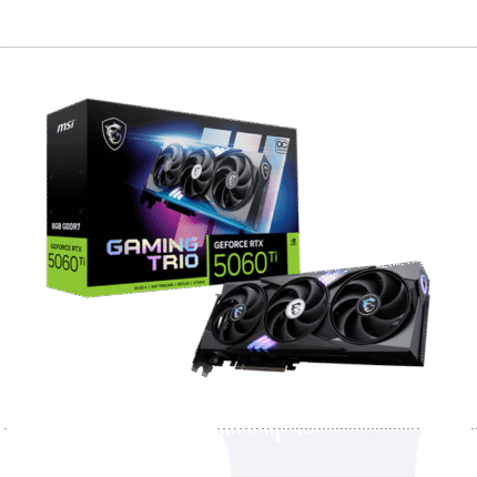 MSI GeForce RTX 5060 Ti 8G GAMING TRIO OC Graphics Card, 8GB GDDR7, DPx3, HDMIx1, DLSS 4