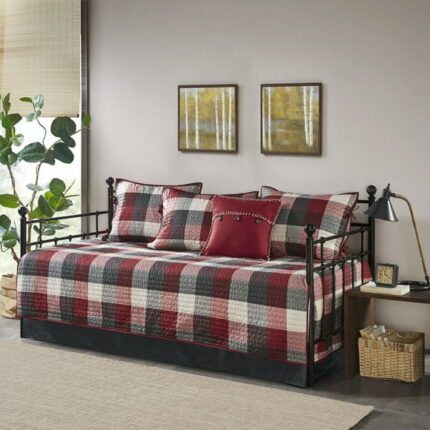 Madison Park Ridge 6 Piece Reversible Daybed Cover Set Daybed
