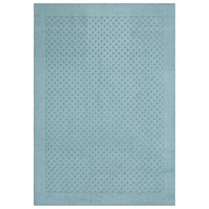 Mainstays Dylan Solid Diamond Olefin Blue Indoor Area Rug, 5' x 7'