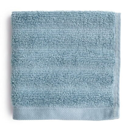 Mainstays Performance Textured Washcloth, 12" x 12", Blue Linen