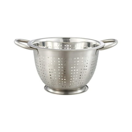 Mainstays SS 3QT Multi-Use Colander for Straining, Draining & Rinsing Pasta, Fruits or Vegetables