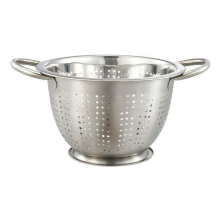 Mainstays SS 5QT Multi-Use Colander for Straining, Draining & Rinsing Pasta, Fruits or Vegetables