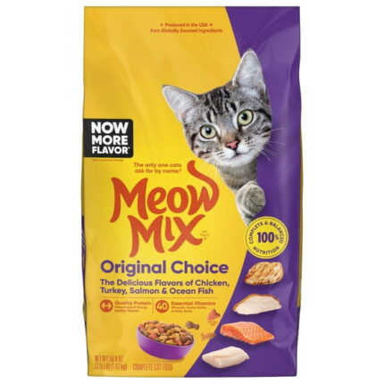 Meow Mix Original Choice Dry Cat Food, 3.15 lb. Bag