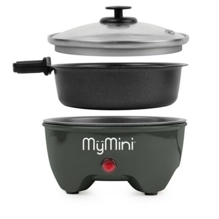 MyMini 5-inch Noodle Cooker & Skillet Electric Hot Pot, Blackberry
