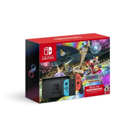 Nintendo Switch Blue & Red Joy-Con Handheld Video Game with Mario kart 8