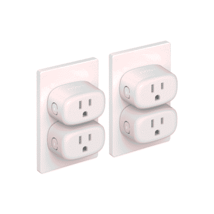 Nooie PA10-4 Bluetooth Smart Plug, WiFi Mini Smart Outlet, 4 Packs