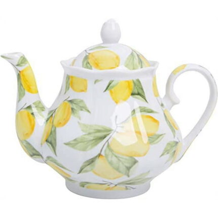 Palais Essentials 6-Cup Vintage Lemon Ceramic European Style Coffee Teapot