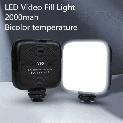 Photography Lamp 3000-9900k Pocket LED Video Light Lamp Bicolor Temperature Camera Phone Photography Fill Lights
