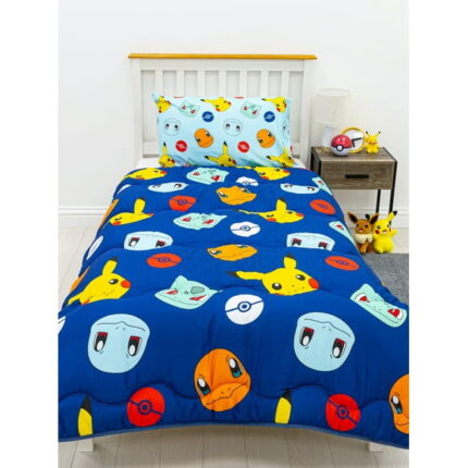 Pokemon 3-Pieces Multi Comforter Bedding Sets, Single