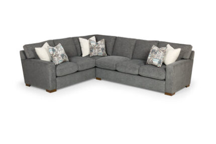 Stanton 471 Feather Down Sectional - Rhapsody Greystone