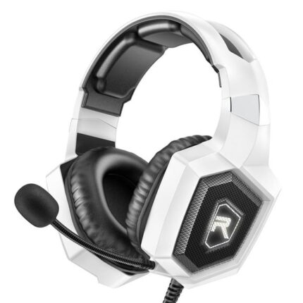 RUNMUS Gaming Headset for PS4, PS5, Xbox One, PC Headset w/Surround Sound, Noise Canceling Over Ear Gaming Headphones with Mic & LED Light