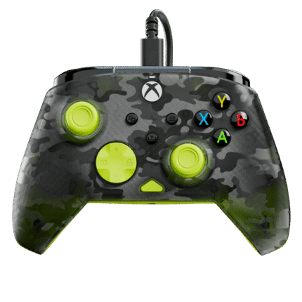 Turtle Beach Rematch Core Wired Gaming Controller (Ghost Black Camo/Yellow) for Xbox Series X|S, Xbox One & Windows 10/11 PC