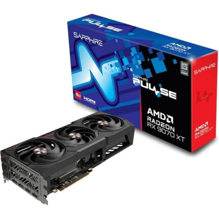 Sapphire 11348-03-20G Pulse AMD Radeon RX 9070 XT Gaming Graphics Card with 16GB GDDR6, AMD RDNA 4
