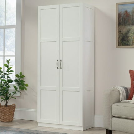 Sauder Select Storage Cabinet, White Finish